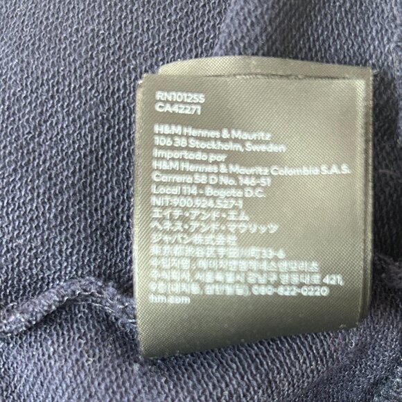 H&M x Yale University Navy Preppy Collegiate Crop Sweatshirt – Women's small - Picture 12 of 12